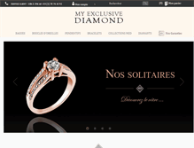 Tablet Screenshot of myexclusivediamond.com